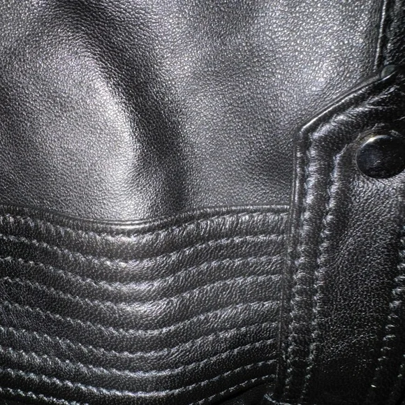 DANIER BLINK Quilted Black Leather Motorcycle Jacket Never Used - Picture 5 of 11